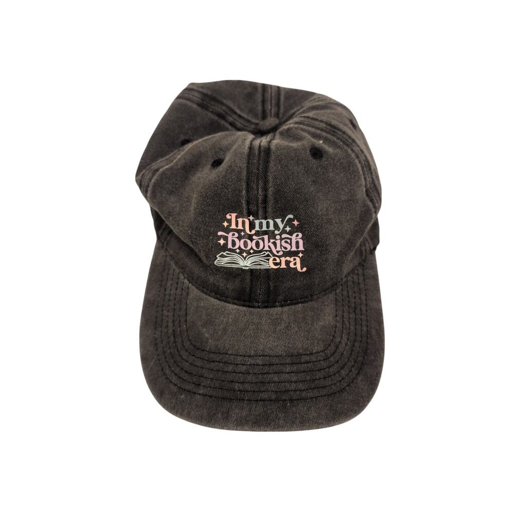 In My Bookish Era Charcoal Baseball Cap